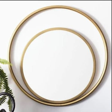 Metallic Golden Safavieh Wonder Mirror (24 x 24 Inches)